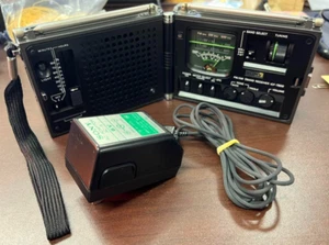 Sony ICF-7800 Newscaster 3 Band Receiver AM FM SW MW w/ AC adapter Working Japan - Picture 1 of 13