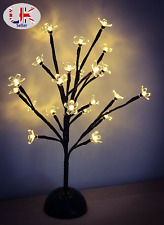 LED Cherry Twig Tree Lights Light Up Blossom Christmas Tree Table Lamp Decor