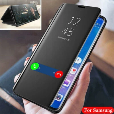 For Samsung S22 S21 S10 Plus Note 20 Ultra Fashion Cool Mirror View Case Cover - Image 1 of 4