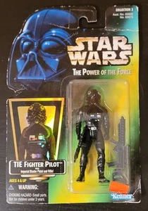 1997 KENNER STAR WARS POWER OF THE FORCE TIE FIGHTER PILOT ACTION FIGURE - NEW - Picture 1 of 3