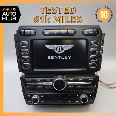 03-07 Bentley Continental GT Flying Spur Unidad Principal de Comando Navegación Radio OEM Foto 1 de 4