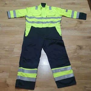 Pro Gram 6444 2XL-R Fire retardant hi vis boiler suit - Picture 1 of 7