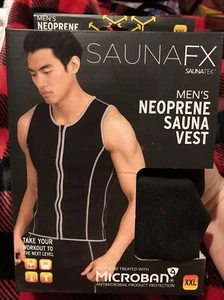 SAUNAFX Men's Neoprene Sauna Vest Size XL New in Box - Picture 1 of 2