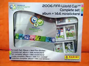 PANINI WORLD CUP GERMANY 2006 - MINI ALBUM VUOTO + SET COMPLETO 144 FIG.-EDICOLA - Foto 1 di 11