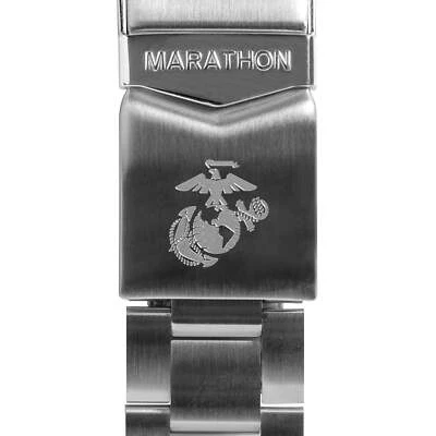 Pulseira de relógio masculina Marathon aço inoxidável 20mm, WW005005, USMC -- NOVA - Imagem 1 de 3