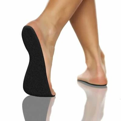 GLAMZA TANNING STICKY FEET PAIR Sponge Foam Black Spray Tan Foot Protectors Accessories