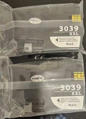 2 Ink Cartridge For Brother 3039 XXL Black New Sealed  - Image 1 of 3