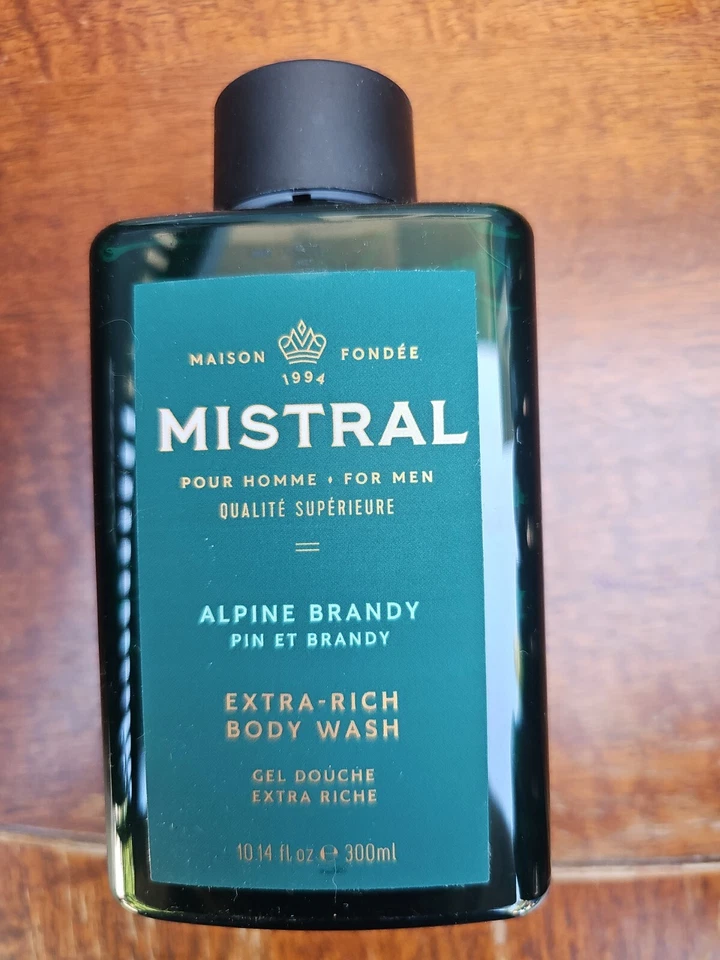 Nuevo brandy alpino Mistral para hombre. Pin Et Brandy. Jabón corporal extra rico 10,14 oz. Foto 1 de 1