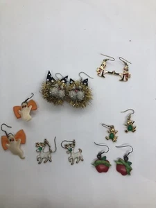 Lote de pendientes mixtos vintage - Imagen 1 de 4