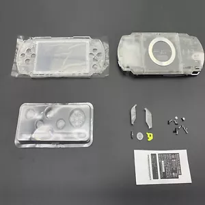 New For Sony PSP 1000 Replacement Clear Full Housing Shell Case Cover w/Buttons - Picture 1 of 11