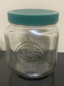 GOLDEN HARVEST Kanister Glas Vorratsglas mit grünem Deckel 5”x4” - 4 verfügbar - Bild 1 von 8