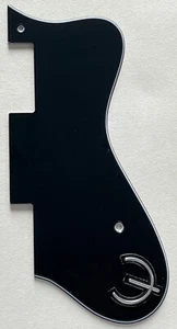 3 Ply Black Pickguard Fit Epiphone Dot Style & E Logo Guitar Parts - Picture 1 of 5