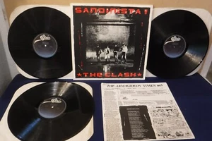 The Clash, Sandinista, 1980 Epic Records E3X 37037 FSLN1 3LPs Rock FSLN 1 Insert - Picture 1 of 9
