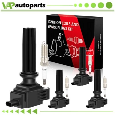 Bobina de encendido y bujía 4 para 12 13 14 2015 2016 2017 2018 Ford Edge 2,0 L L L4 Foto 1 de 4