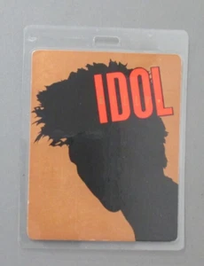 Billy Idol backstage pass Laminated '87-88 Gold - AUTHENTIC - OTTO! - Picture 1 of 1