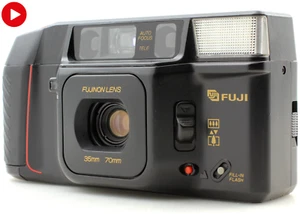 Video [Near MINT] Fuji Tele Cardia Super Date Point & Shoot Film Camera JAPAN - Picture 1 of 11