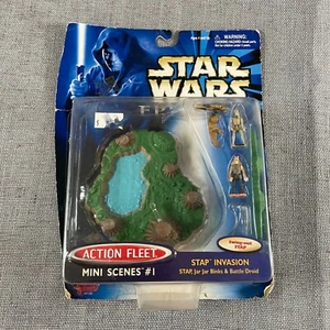 Star Wars Micro Machines Action Fleet Episode 1 Mini Scene 1 Stap Invasion 68120 - Picture 1 of 6