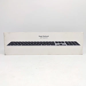 Apple Magic Keyboard A3119 with Touch ID & Numeric Keypad in Black (MXK83LL/A) - Picture 1 of 5