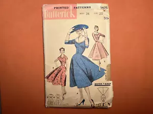 Vestido Raro Patrón Butterick 7575 Quick N Fácil: Falda Completa Talla 20 Busto Corte 38 - Imagen 1 de 4