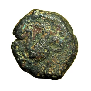 Moneda griega antigua Dionisio I Siracusa Sicilia AE17mm Atenea / Hipocampo 01376 - Imagen 1 de 3