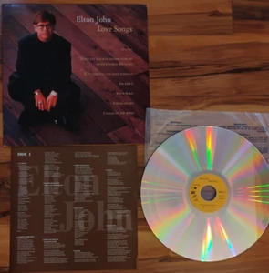 Elton John Love Songs Laserdisc Complete Near Mint - Picture 1 of 2