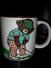 Tasse à café ours en peluche golf par presse Potpourri ~ trou en un cadeau de golf