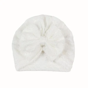 Soft & Breathable Newborns Fetal Caps Unisex Baby Bonnet Hat with Bowknot Charm - Picture 1 of 14