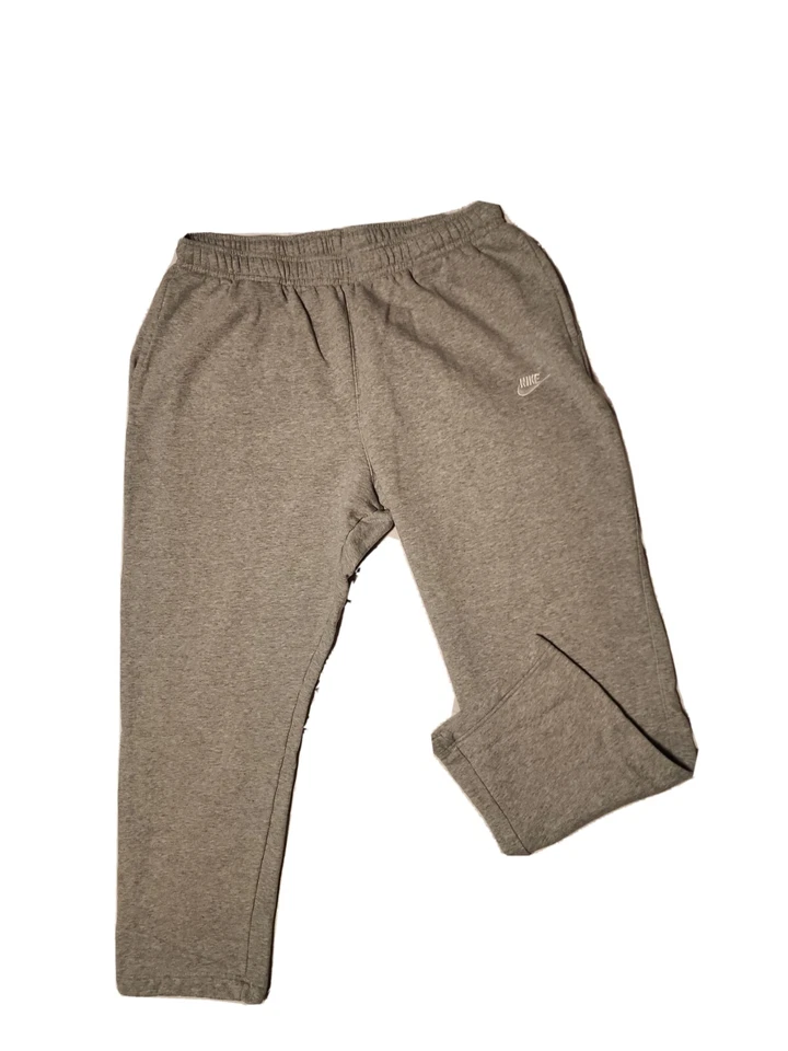 Nike Mens Gray Fleece Sweatpants Size XXLT - Image 1 of 4