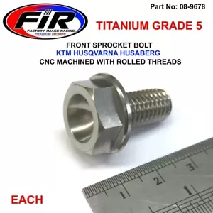 TITANIUM FACTORY FRONT SPROCKET BOLT HUSQVARNA FE 250 350 450 501 2017 - 2021 - Bild 1 von 2