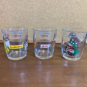 Set 3 tre bicchieri di NUTELLA in vetro I Segni Zodiacali (2001) glasses  - Imagen 1 de 5
