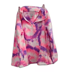 NWOT Children's Place Fleece long sleeve girl size XXL(16) Tie Dye pink & purple - Picture 1 of 10