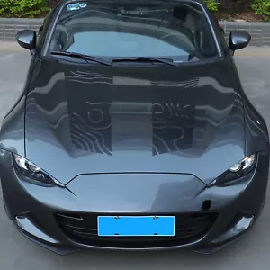 Topographische Karte Stößer Motorhauben Vinyl Aufkleber für Mazda MX-5 Miata 16+ - Bild 1 von 24