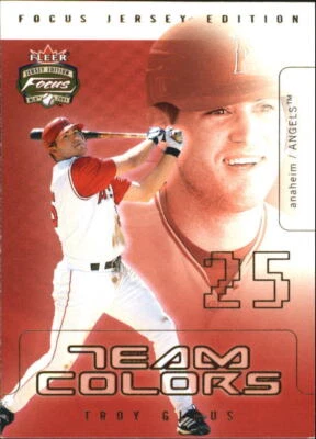 2003 Fleer Focus JE Team Colors #8 Troy Glaus - NM-MT - Image 1 of 2