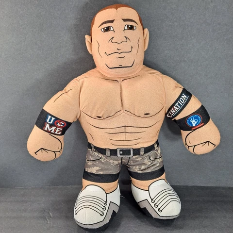 WWE John Cena Cenation Plush Talking Wrestler Doll 2011 Brawlin Buddies 16" Tall Cover