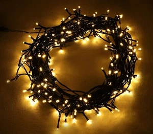 Christmas Concepts® 200 Warm White LED 8 Function Indoor/Outdoor Xmas Lights - Picture 1 of 7