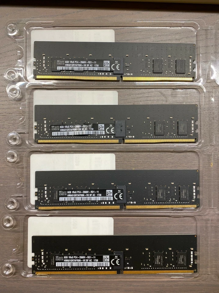 Apple Orignal 4x8GB iMac Pro 1,1 2017 A1862 ECC DDR4 2666 Memory Ram - Image 1 of 1