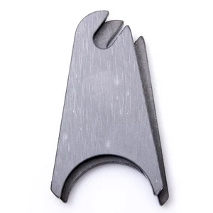 2pc 1.75" Radius Laser Cut Weldable Steel Slotted Mounting Tabs - Picture 1 of 2