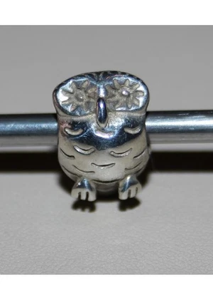 Pandora Charm / Element *EULE* 790278 *RAR, OLDIE, EINGESTELLT* - Bild 1 von 4