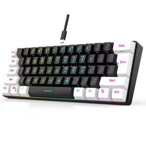 1X(Kabelgebundene USB-Tastatur für Laptop, Büro, Business, Desktop, Zuhause2668 - Bild 1 von 7