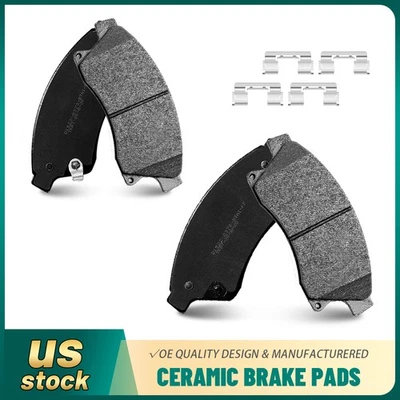 Pastillas de freno de disco delanteras de cerámica con hardware para Chevrolet Sonic Cruze 2012-16 2017 Foto 1 de 4