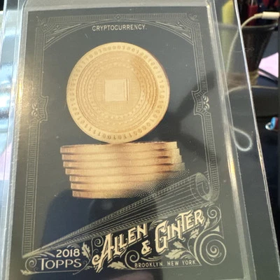 2018 Topps Allen & Ginter X Black Cryptocurrency #83  - Image 1 of 2