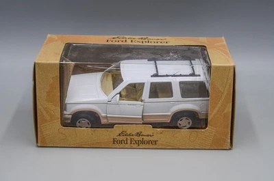 Eddie Bauer Edition White Beige 1990 Ford Explorer Model - Boxed - Image 1 of 2