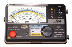KYORITSU 3161A Kew meg 2-ange Small insulation resistance Tester - Picture 1 of 3