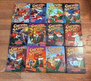 Lot of 12 Geronimo Stilton Reporters Children's Graphic Novel Books Hardcover - Picture 1 of 1