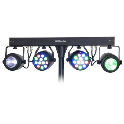 IBIZA DJLIGHT60 LED PARTYBAR Scheinwerfer Moonflower Stativ Fernbedienung Bühne - Bild 1 von 4