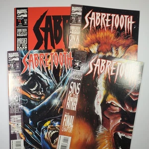 Marvel Comics Lot Sabretooth 1-4 NM Complete Limited Series 1st Solo Series - Picture 1 of 10
