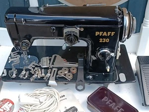 PFAFF  NÄHMASCHINE 130 MEGA Zubehör Jeans Leder Seide Baumwolle - Bild 1 von 12