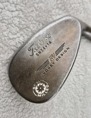 Cuña de arena Titleist Vokey Spin Millled Raw 54-14 diestro SW 37" DG acero buen agarre Foto 1 de 4