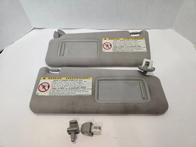 2006-2013 Lexus IS250 IS350 Sun Visors Shade Set Left Right  Pair OEM Gray P838 - Image 1 of 4