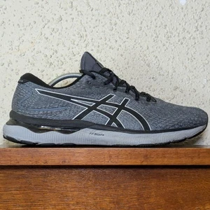 ASICS GEL-NIMBUS 24 Running Shoes Gray/Black Men's Size 12.5 US (101B540) - Picture 1 of 12